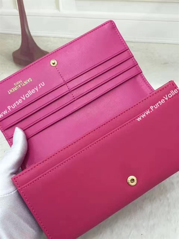 YSL smooth rose wallet red bag 4849