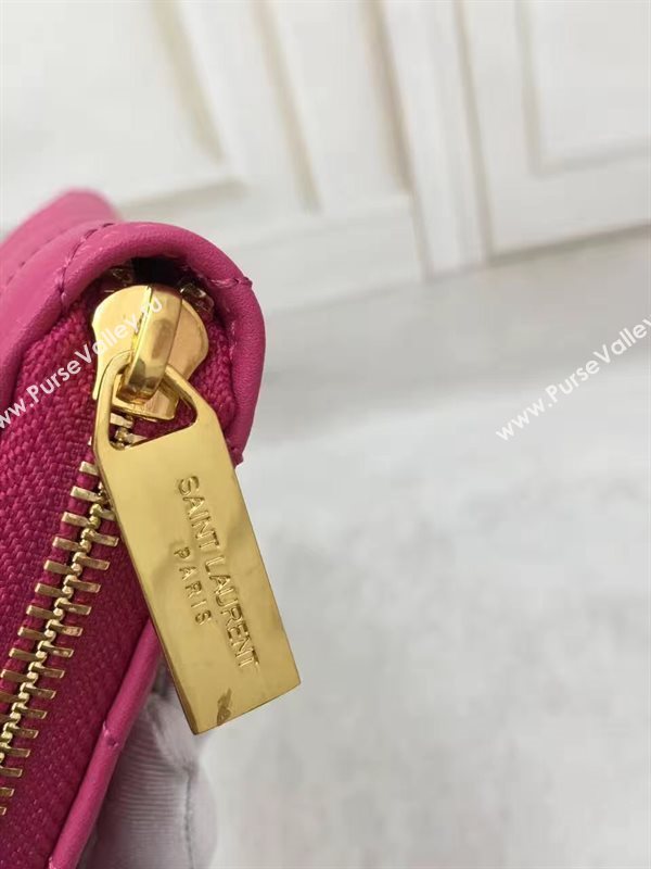 YSL zip rose wallet red bag 4850