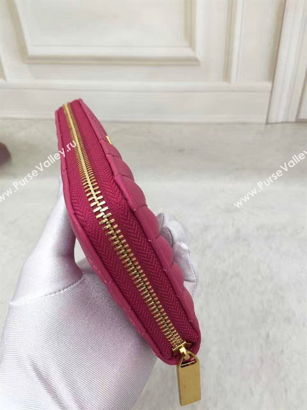 YSL zip rose wallet red bag 4850