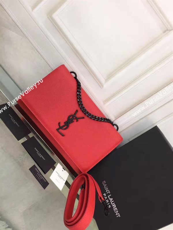 YSL red Messenger shoulder bag 4859