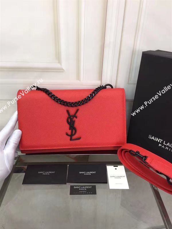 YSL red Messenger shoulder bag 4859