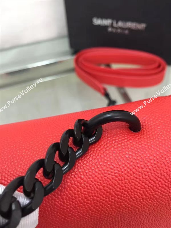 YSL red Messenger shoulder bag 4859