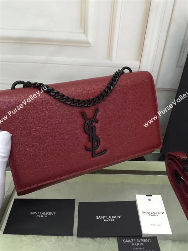 YSL wine Messenger shoulder bag 4860