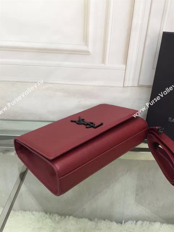 YSL wine Messenger shoulder bag 4860