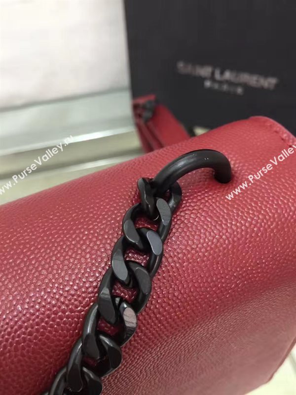 YSL wine Messenger shoulder bag 4860