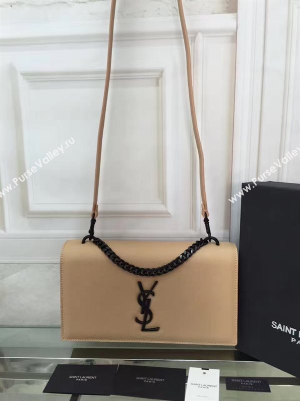 YSL tan Messenger shoulder bag 4861