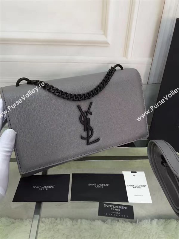 YSL gray Messenger shoulder bag 4862