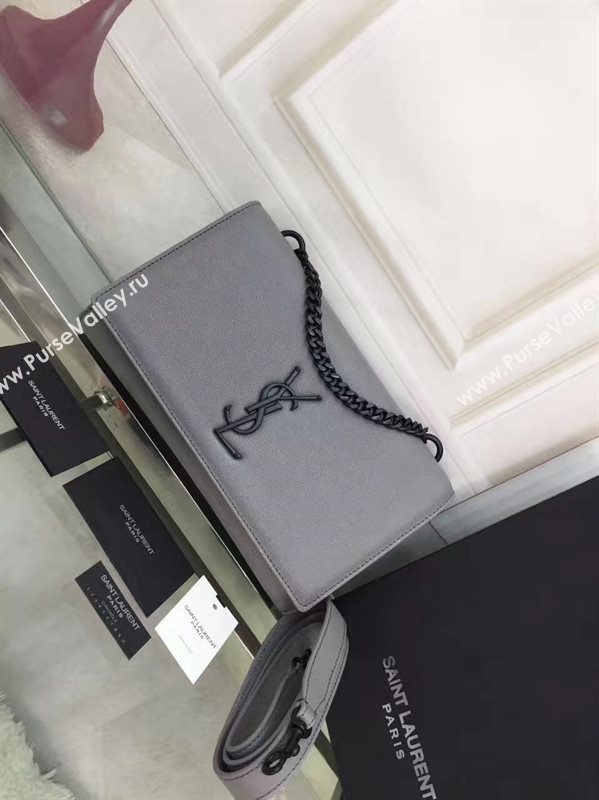 YSL gray Messenger shoulder bag 4862