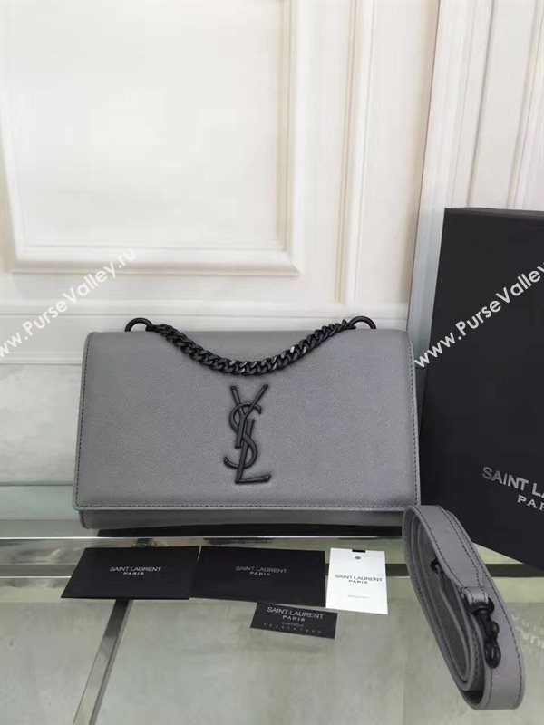YSL gray Messenger shoulder bag 4862
