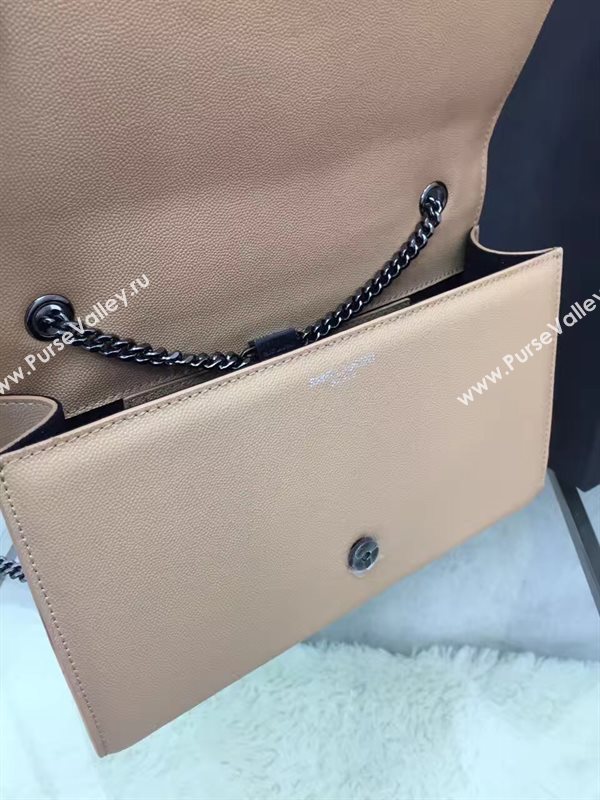 YSL caviar tan clutch shoulder bag 4863