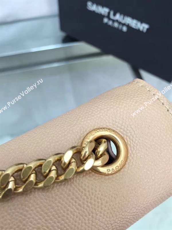 YSL caviar shoulder tan clutch bag 4866