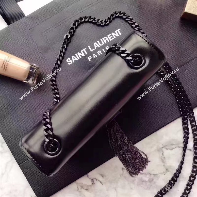 YSL mini Tassel chain black clutch bag 4871