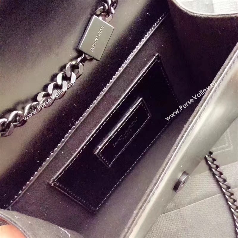 YSL mini Tassel chain black clutch bag 4871