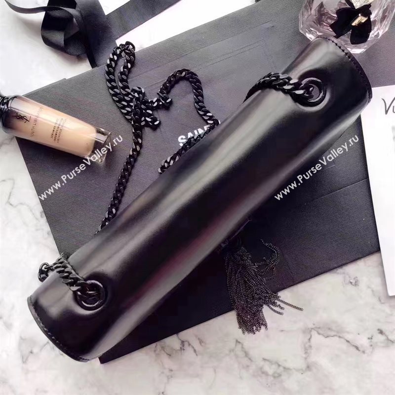 YSL black Tassel clutch chain bag 4872
