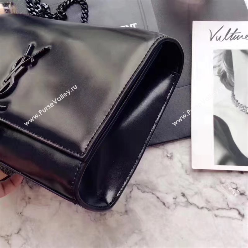 YSL black Tassel clutch chain bag 4872