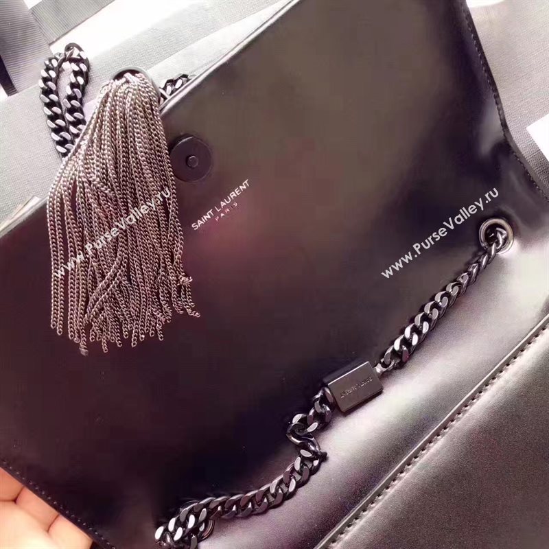 YSL black Tassel clutch chain bag 4872