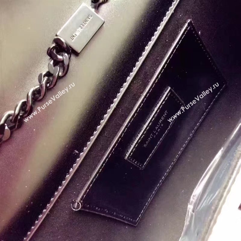 YSL black Tassel clutch chain bag 4872