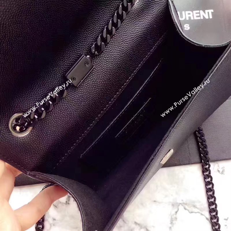 YSL mini black Tassel clutch caviar bag 4873