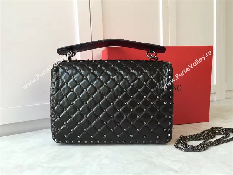 Valentino large rockstud tote black shoulder bag 4879