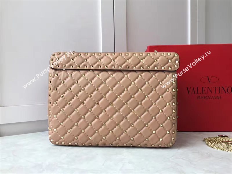 Valentino large rockstud tote tan shoulder bag 4880