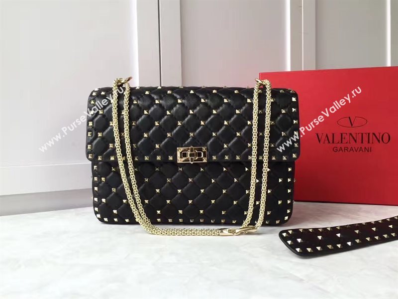 Valentino large rockstud tote black shoulder bag 4883
