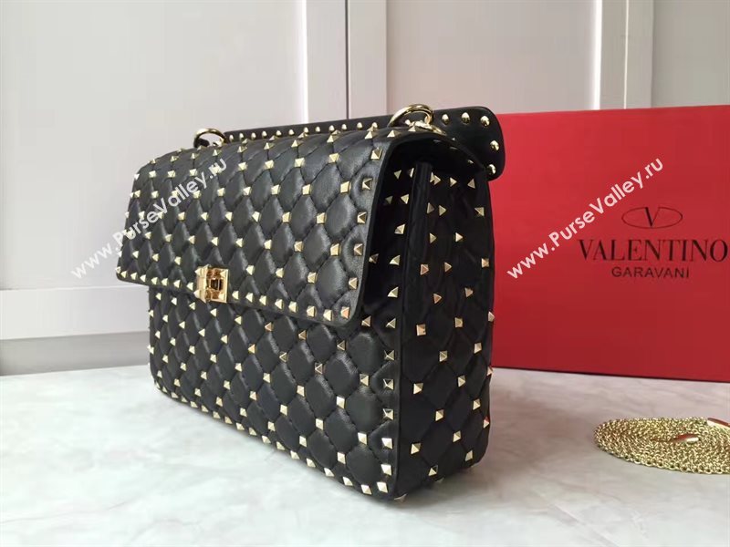 Valentino large rockstud tote black shoulder bag 4883