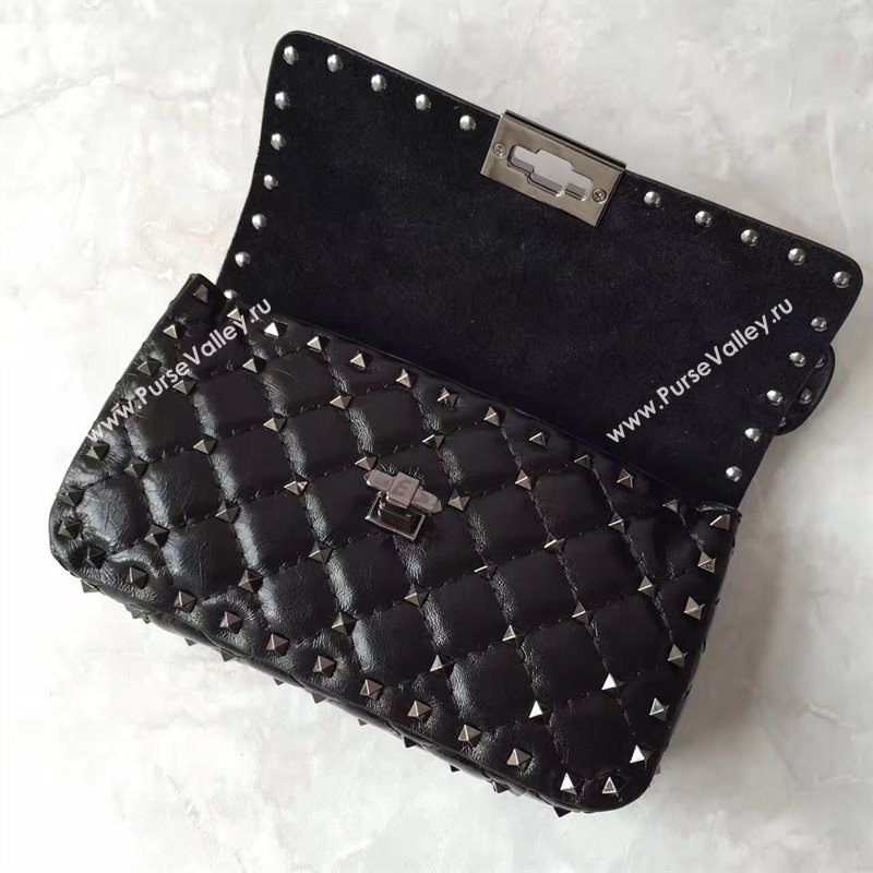 Valentino small rockstud black handbag bag 4885