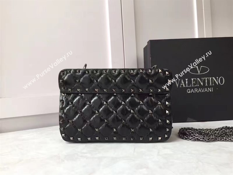 Valentino small rockstud black handbag bag 4885