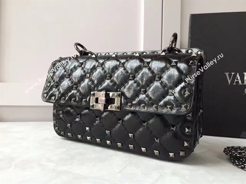 Valentino small rockstud black handbag bag 4885