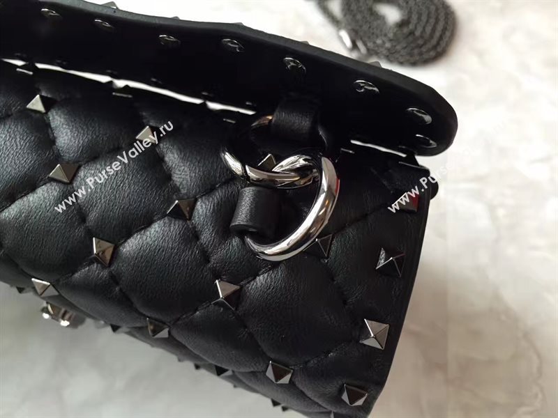 Valentino small rockstud black handbag bag 4888