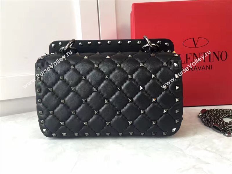 Valentino small rockstud black handbag bag 4888