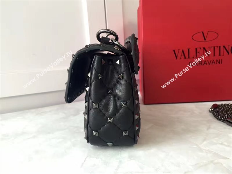 Valentino small rockstud black handbag bag 4888