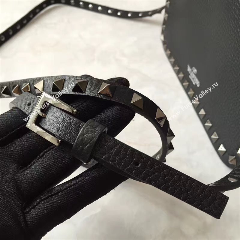 Valentino small rockstud black shoulder bag 4893