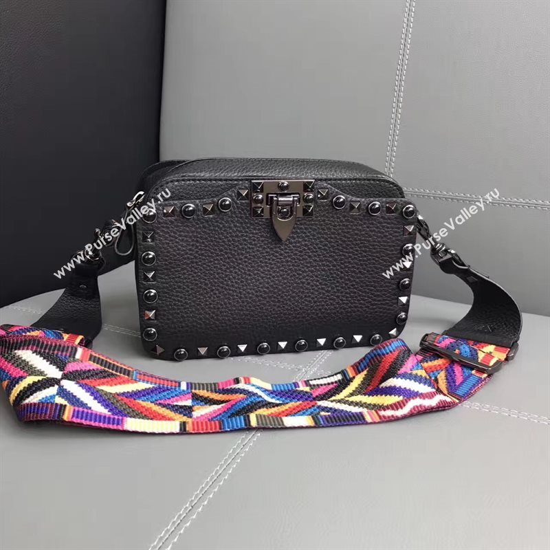 Valentino small rockstud shoulder black bag 4898