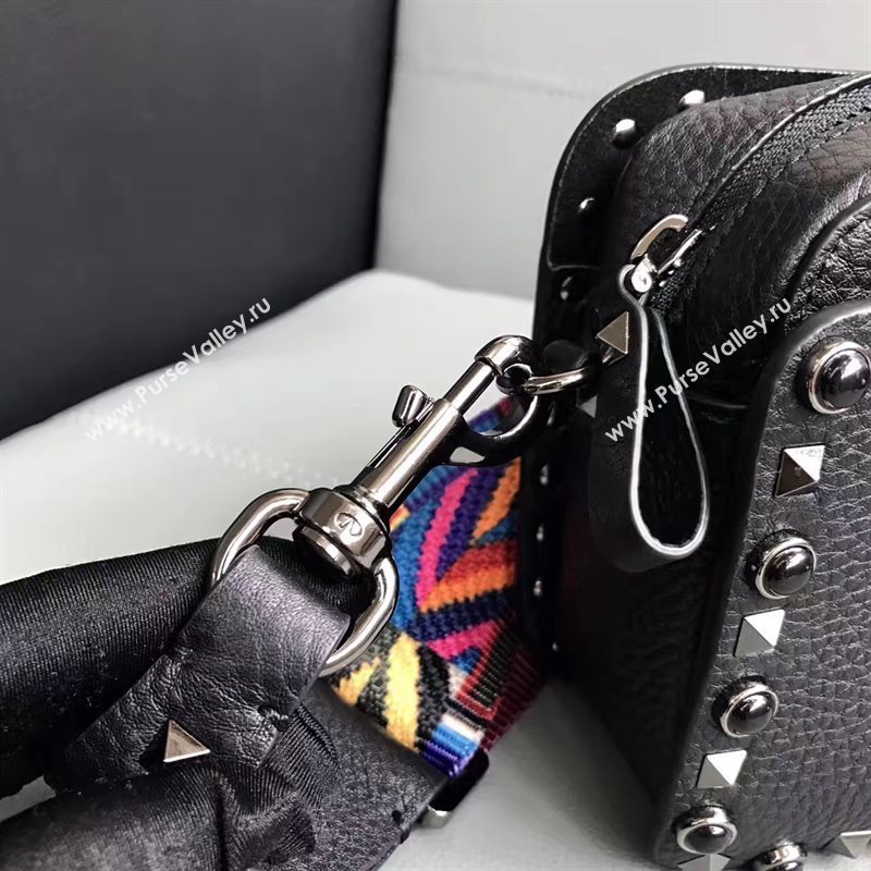 Valentino small rockstud shoulder black bag 4898