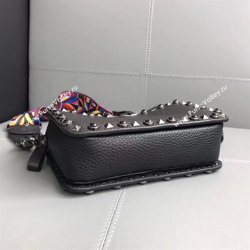 Valentino small rockstud shoulder black bag 4898