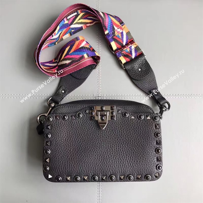 Valentino small rockstud shoulder black bag 4898