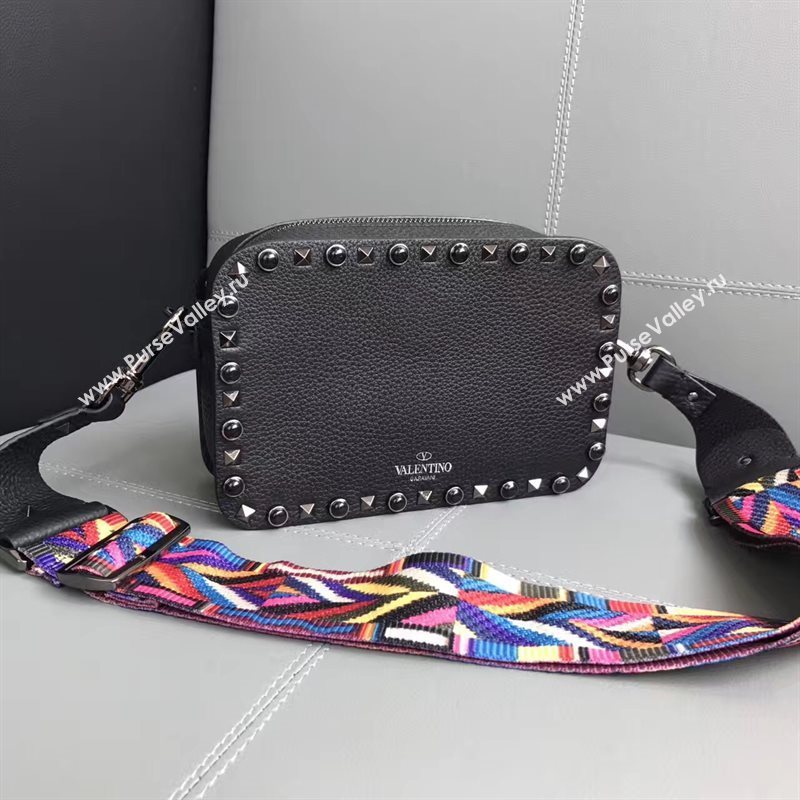 Valentino small rockstud shoulder black bag 4898