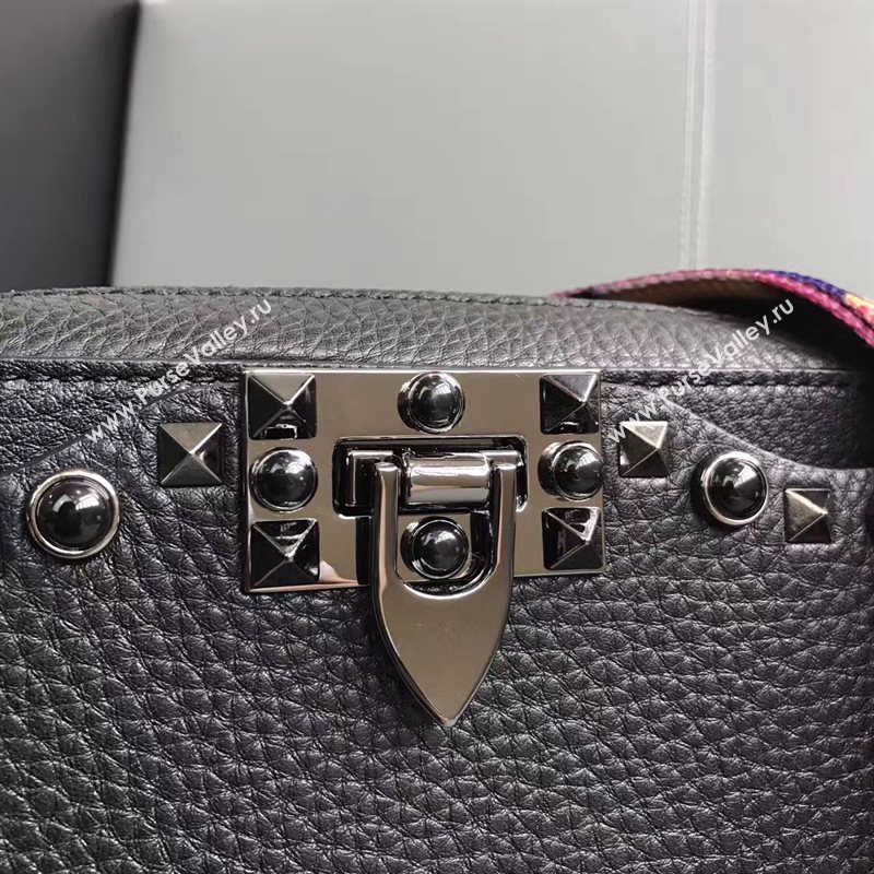 Valentino small rockstud shoulder black bag 4898