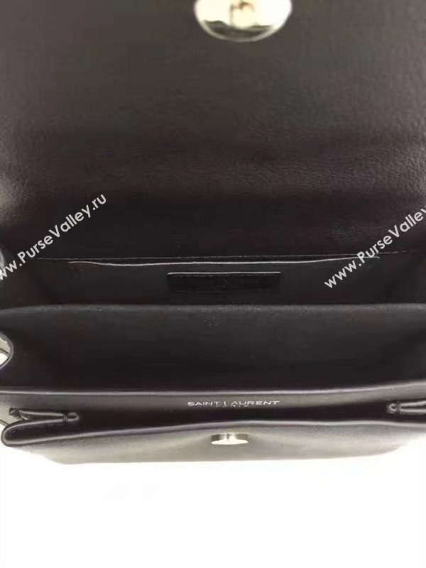YSL smooth black shoulder sunset bag 4800