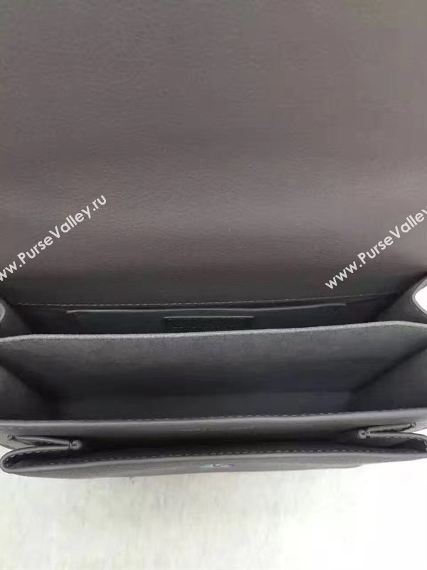 YSL smooth gray shoulder sunset bag 4802