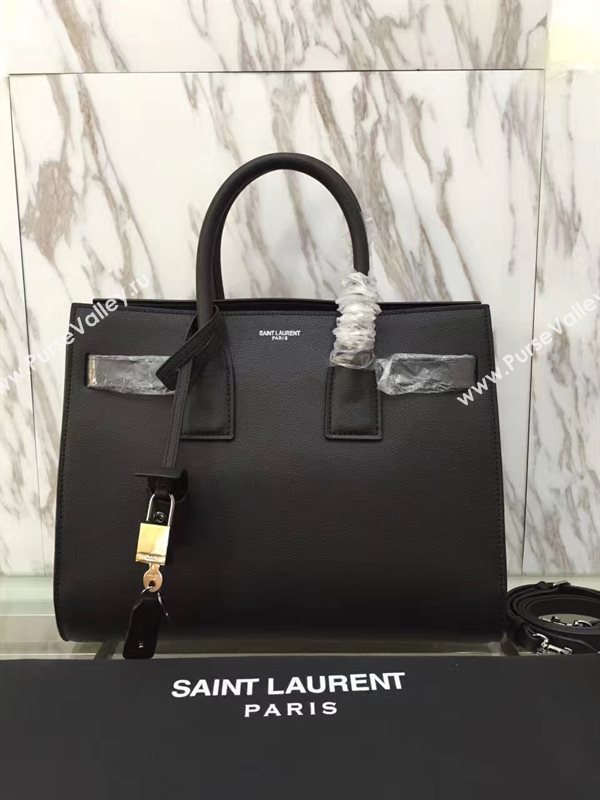 YSL large sac de jour black silver v bag 4803