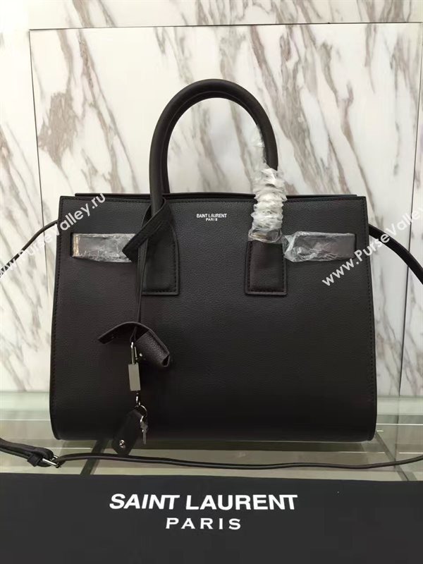 YSL large sac de jour black silver v bag 4803