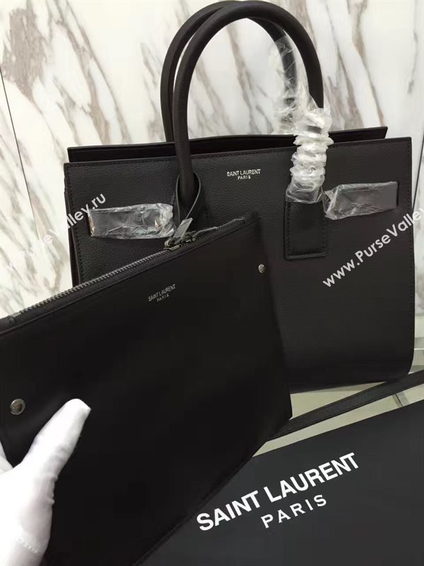 YSL large sac de jour black silver v bag 4803