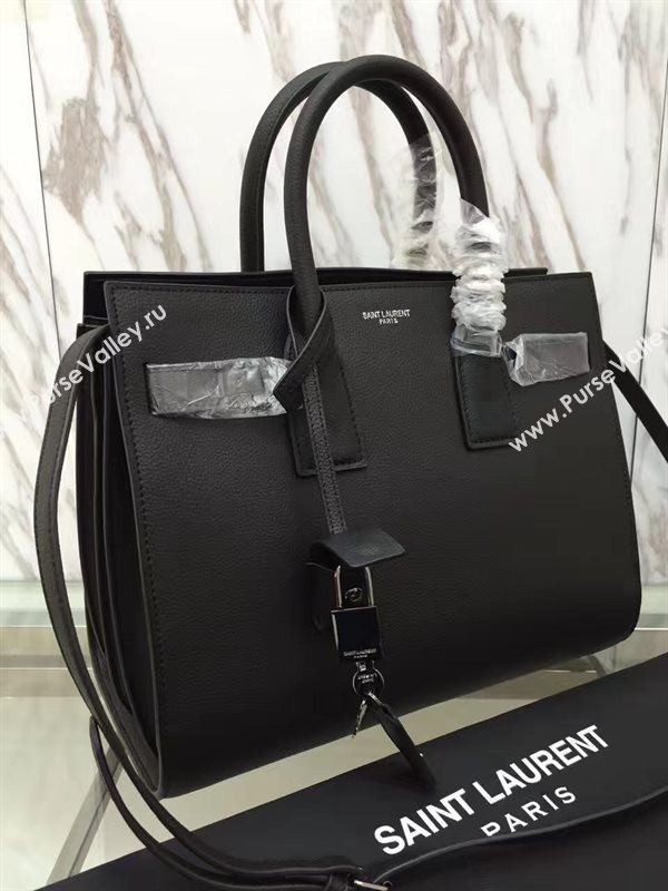 YSL large sac de jour black silver v bag 4803