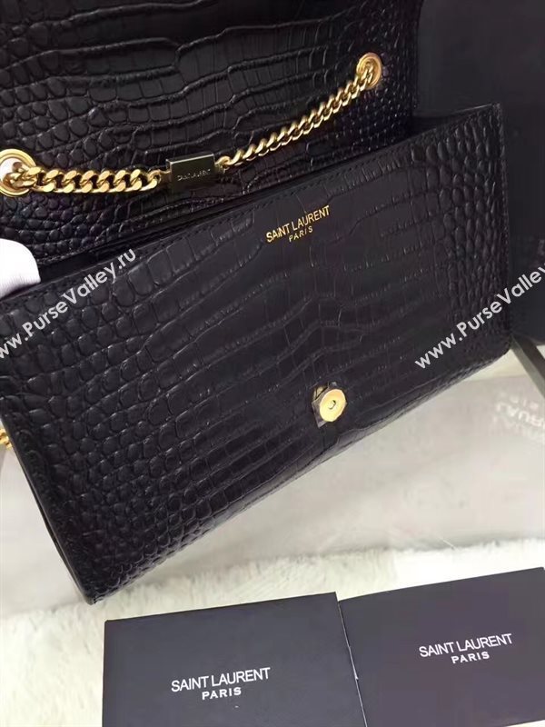 YSL black Tassel clutch shoulder bag 4809