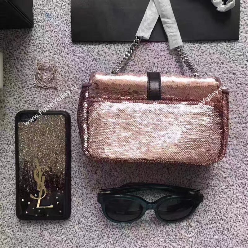 YSL small clutch shoulder gold rose bag 4818