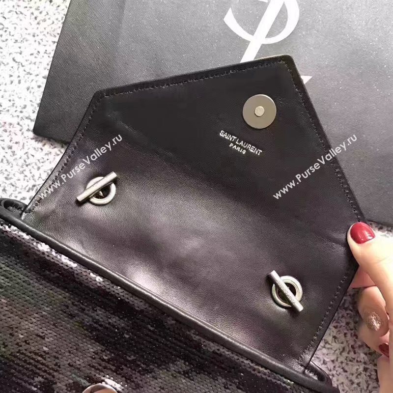 YSL small clutch black shoulder bag 4820