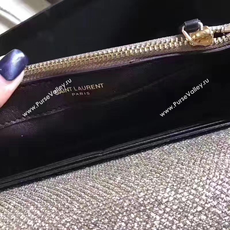 YSL new Tassel gray clutch bag 4823