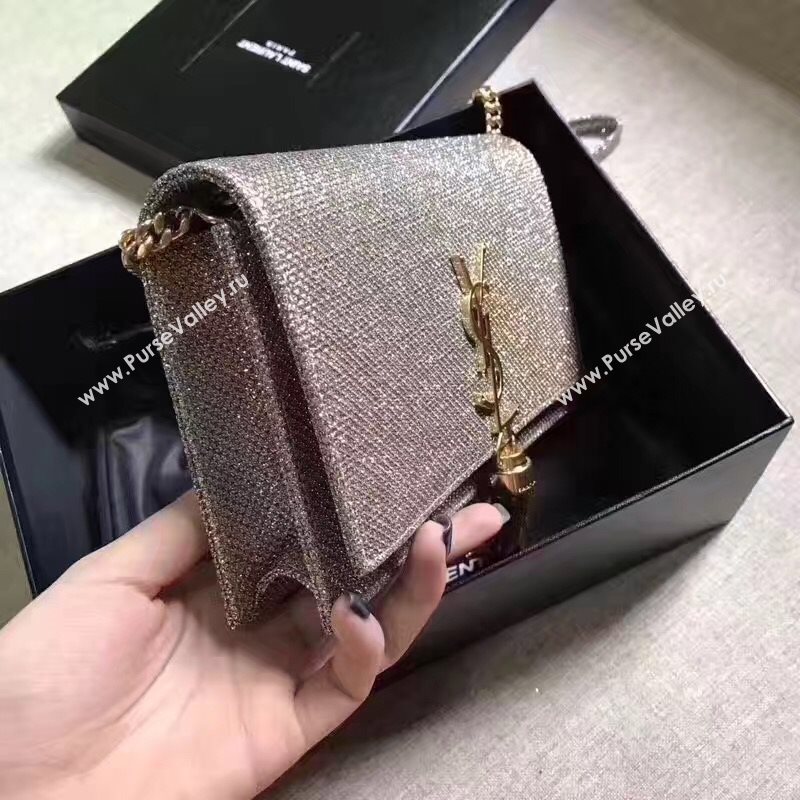 YSL new Tassel gray clutch bag 4823
